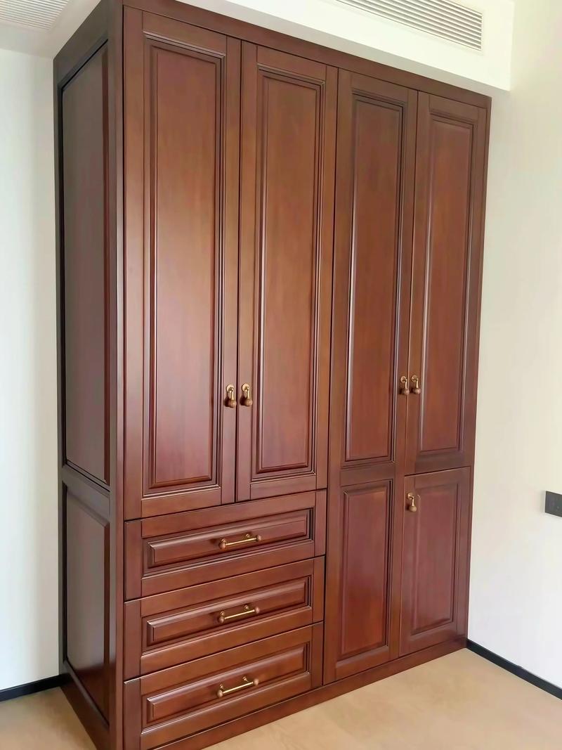 Solid Wood Wardrobe 02